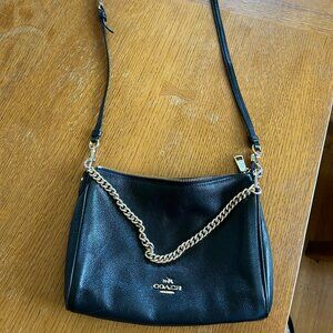 Black COACH Carrie Crossbody COACH F36666